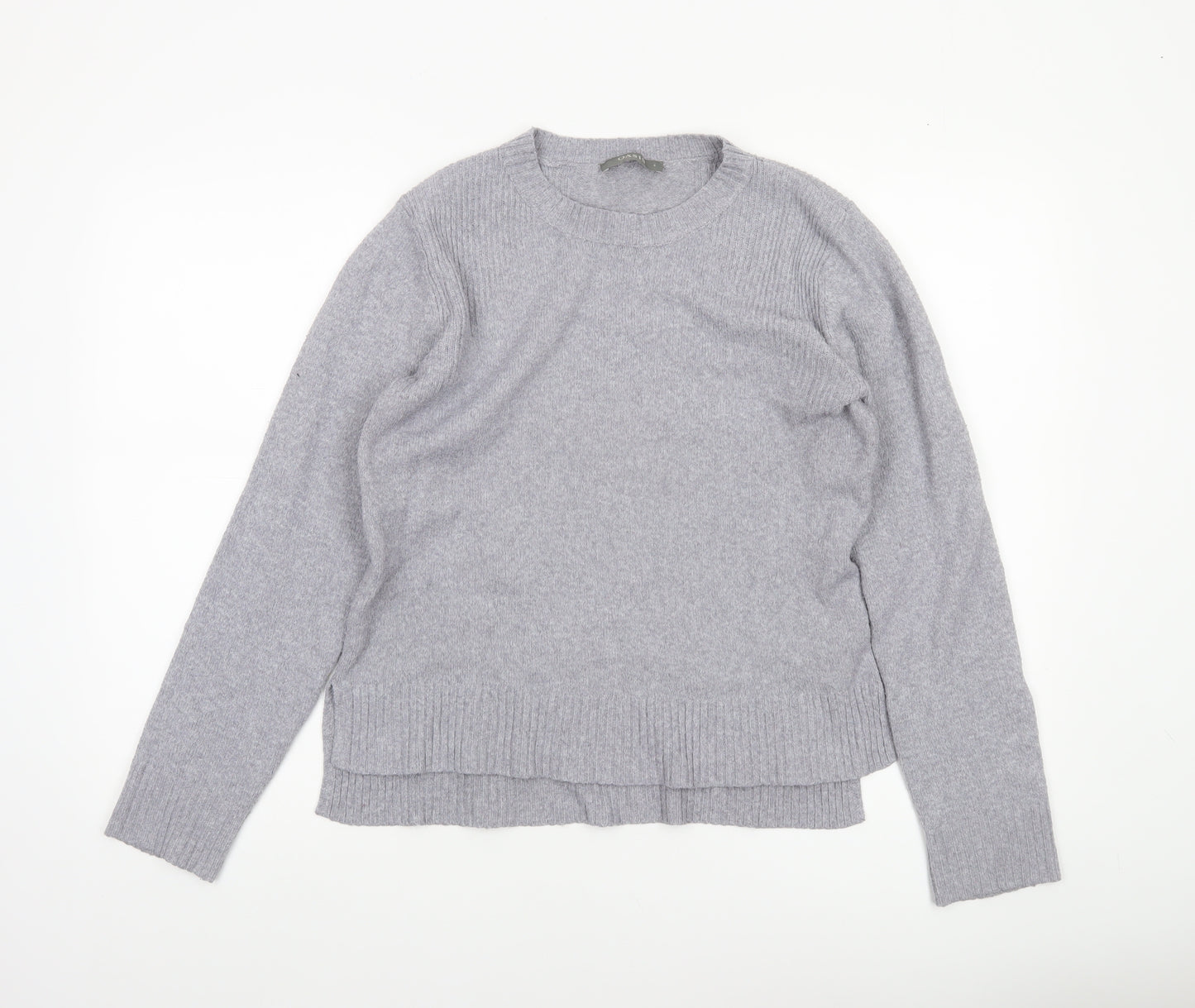 Oasis Women’s Grey Wool Blend Crew Neck Jumper Size S