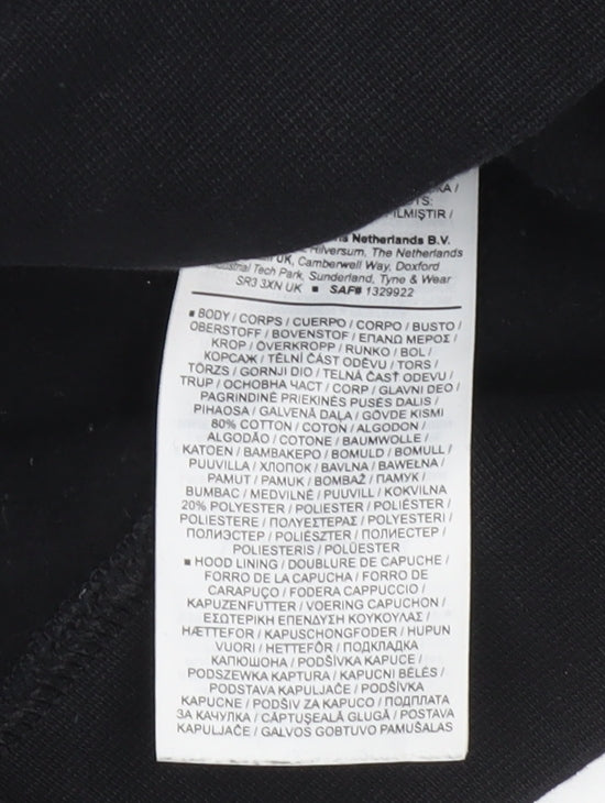 Nike Men's Black Pullover Hoodie Small Regular Fit Fleece Sportswear