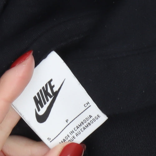 Nike Men's Black Pullover Hoodie Small Regular Fit Fleece Sportswear