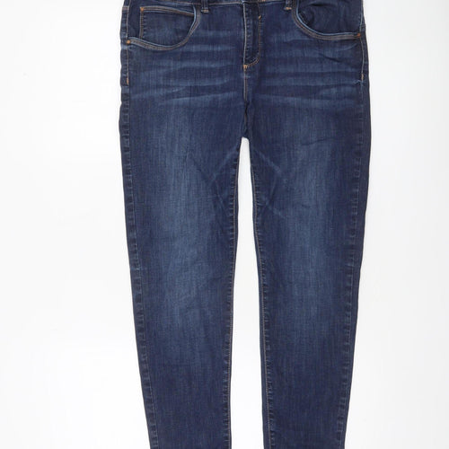 Poco by Pippa Women's Blue 14 Slim Skinny Jeans Stretch Denim