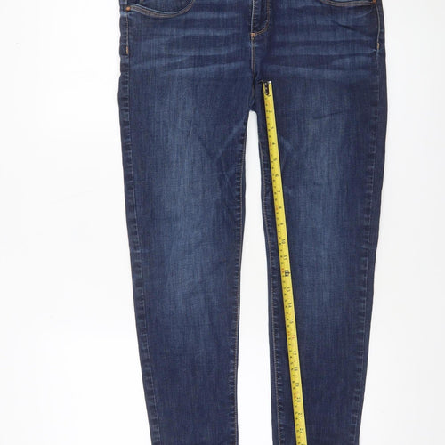 Poco by Pippa Women's Blue 14 Slim Skinny Jeans Stretch Denim