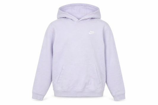 Nike Girls Purple Pullover Hoodie 13-14 Years Logo Fleece Sweatshirt