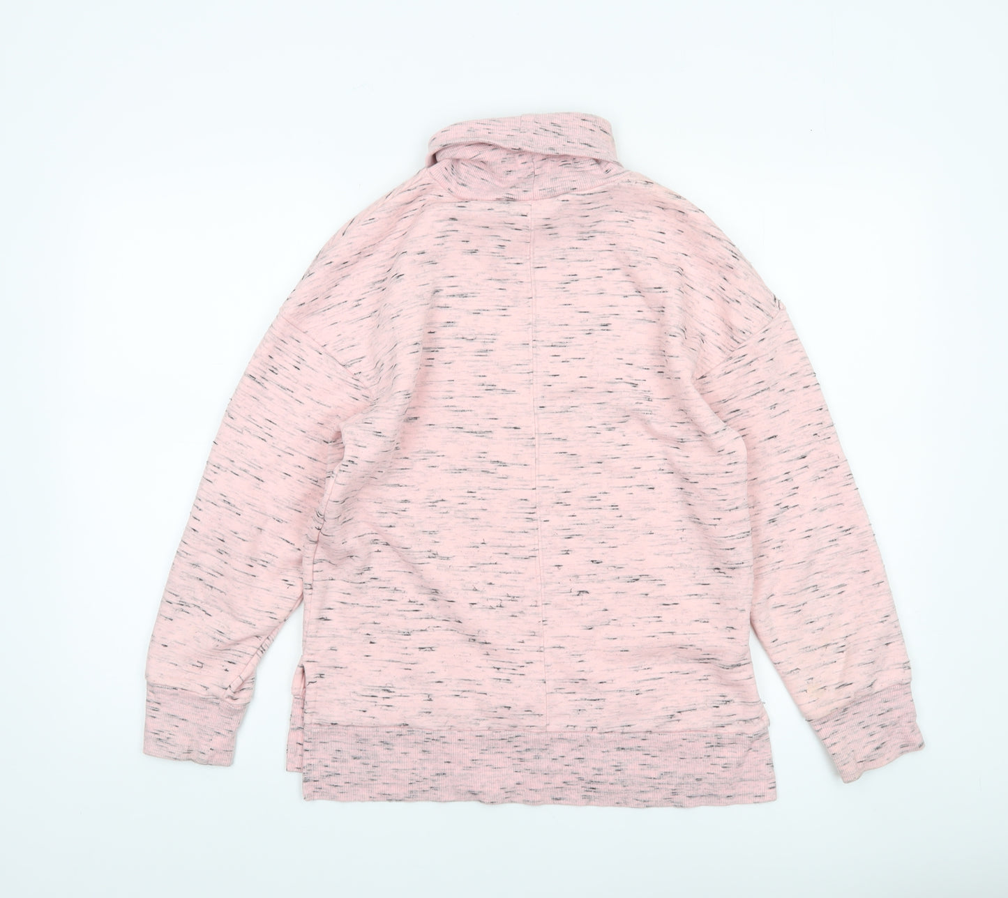 Marks and Spencer Women Pink Mix Cowl Neck Pullover Sweatshirt Size 8