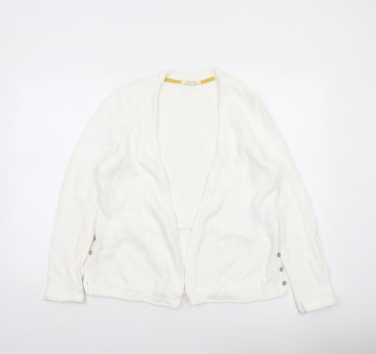 White Stuff Women White Size 12 Lightweight Open Cardigan
