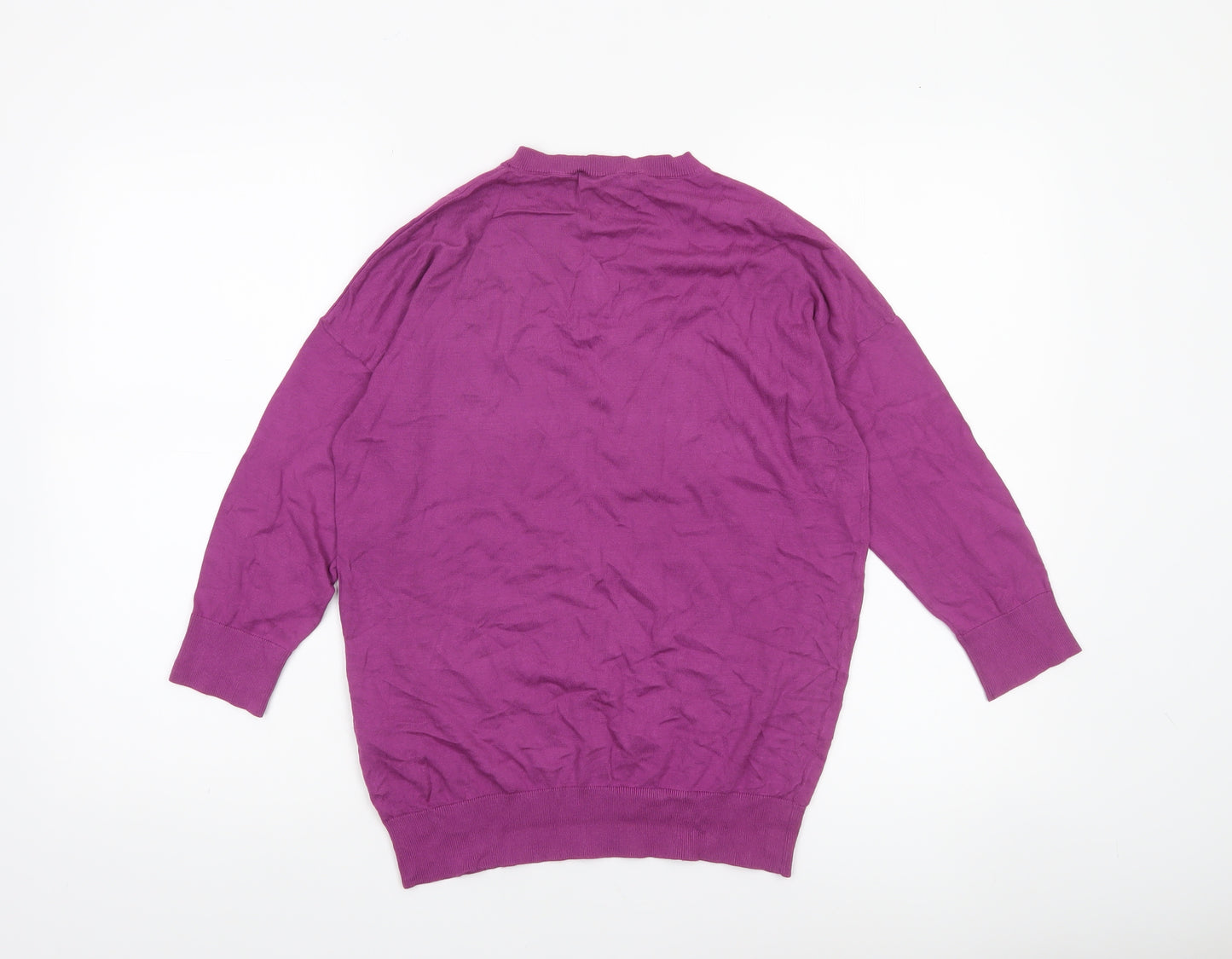 MaxMara Weekend Women’s Purple V-Neck Knit Jumper Size M
