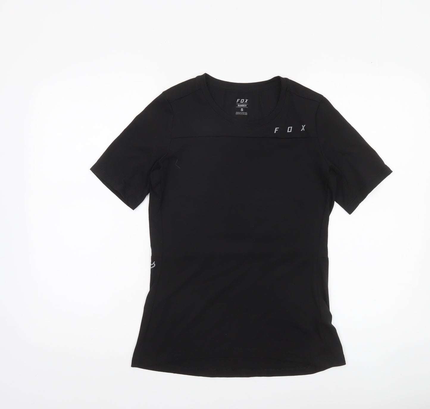 Fox Women’s Black Ranger Short Sleeve Jersey T-Shirt S