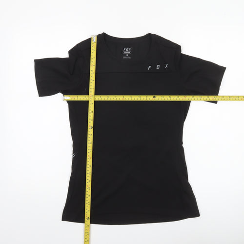 Fox Women’s Black Ranger Short Sleeve Jersey T-Shirt S