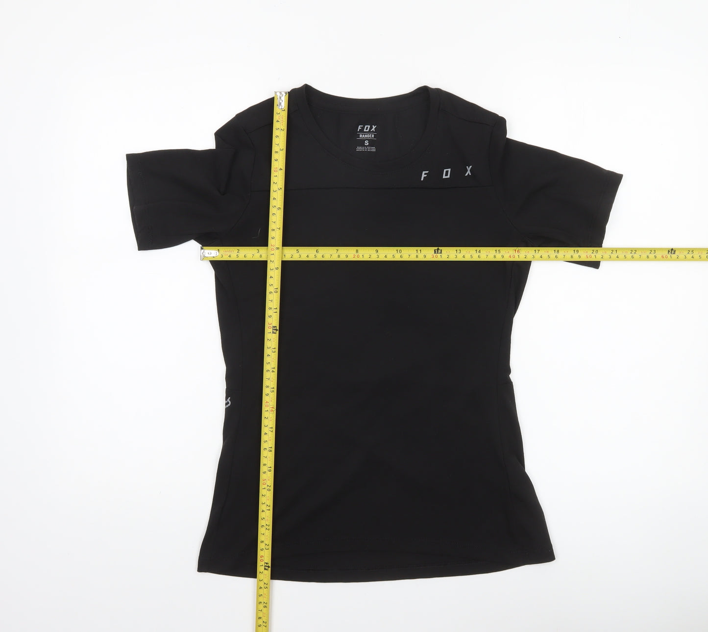 Fox Women’s Black Ranger Short Sleeve Jersey T-Shirt S