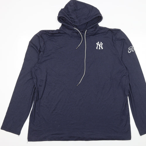 New York Yankees Navy Women's XL Pullover Hoodie Long Sleeve