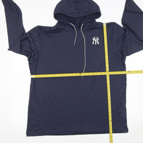 New York Yankees Navy Women's XL Pullover Hoodie Long Sleeve