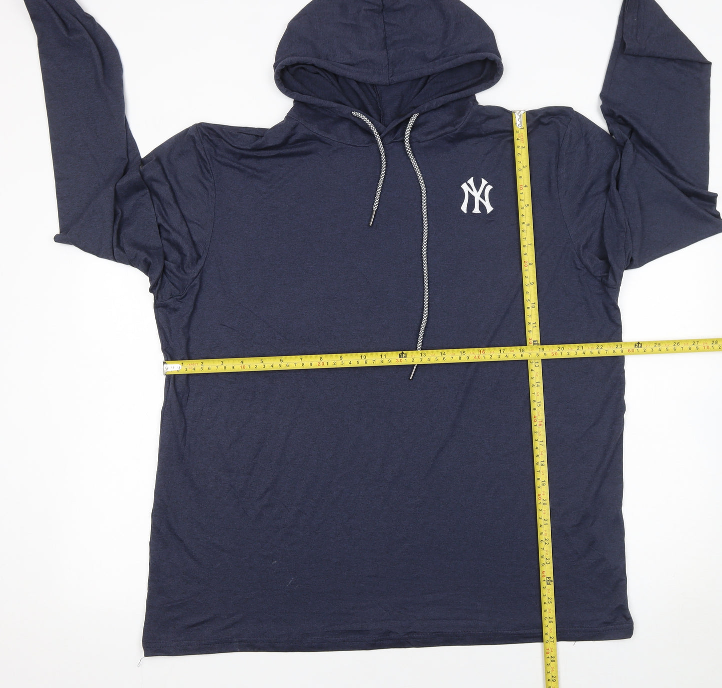 New York Yankees Navy Women's XL Pullover Hoodie Long Sleeve