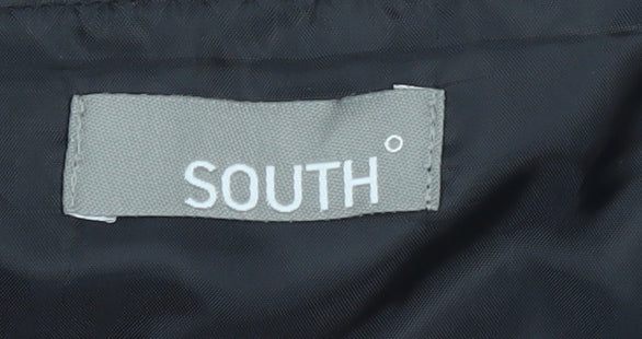 South Women's Black Strapless Satin Party Top UK 12