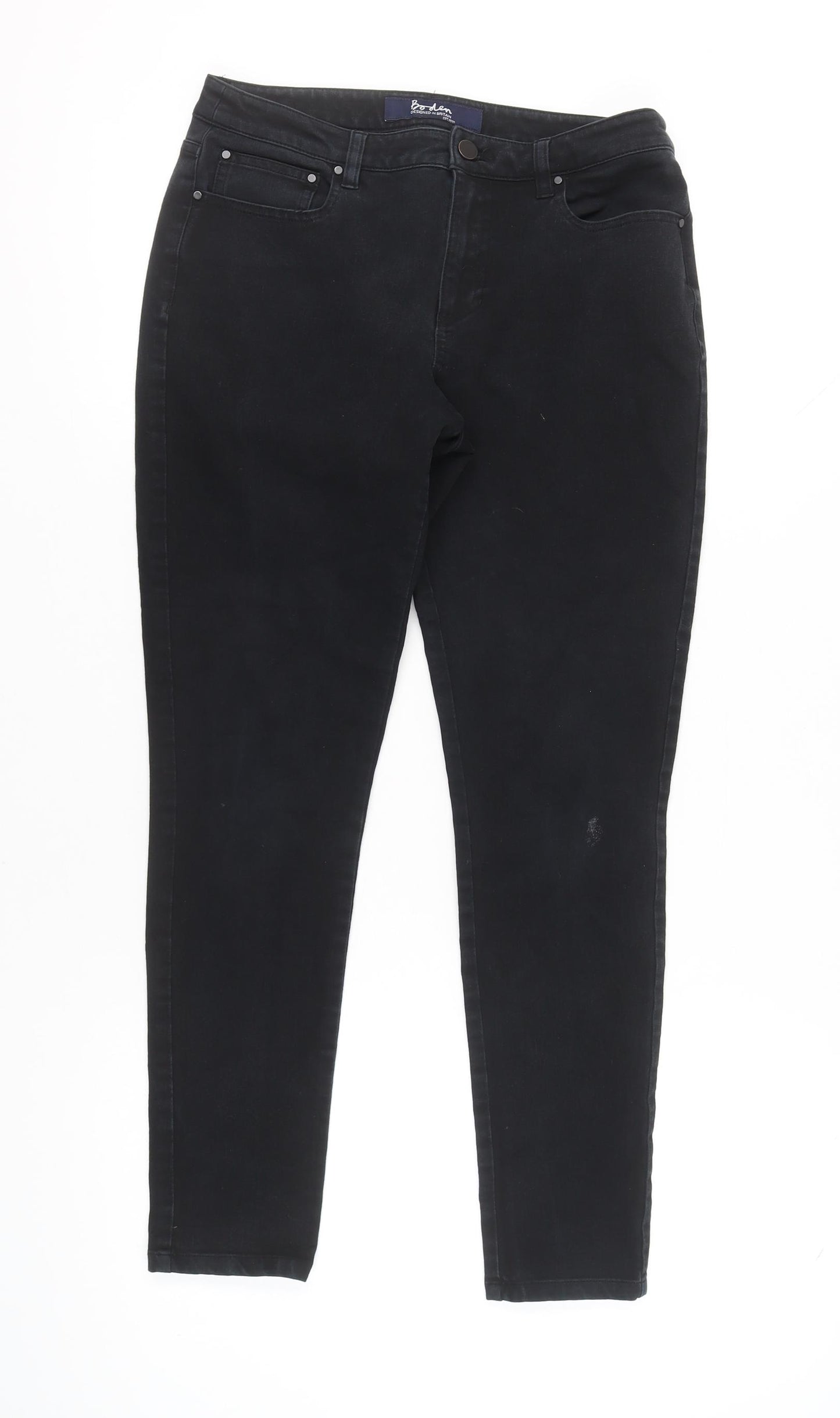 Boden Women Black Skinny Stretch Jeans Slim Fit Denim