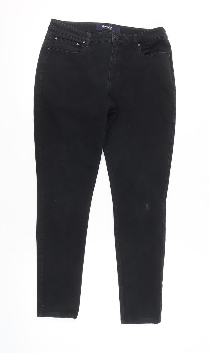 Boden Women Black Skinny Stretch Jeans Slim Fit Denim