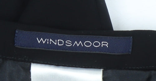 Windsmoor Women’s Black Crepe Dress Trousers Size Regular Straight Leg