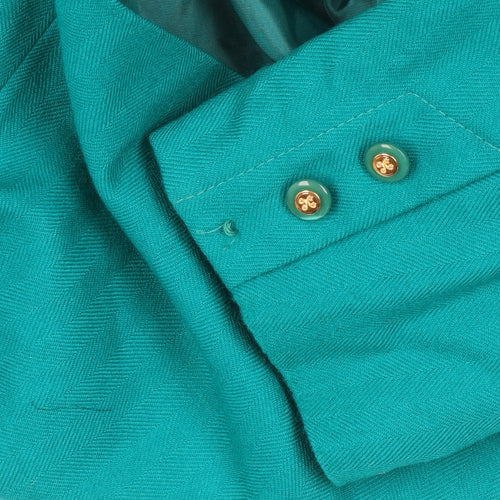 Avoca Women’s Green Wool Classic Irish Wool Jacket Size 18
