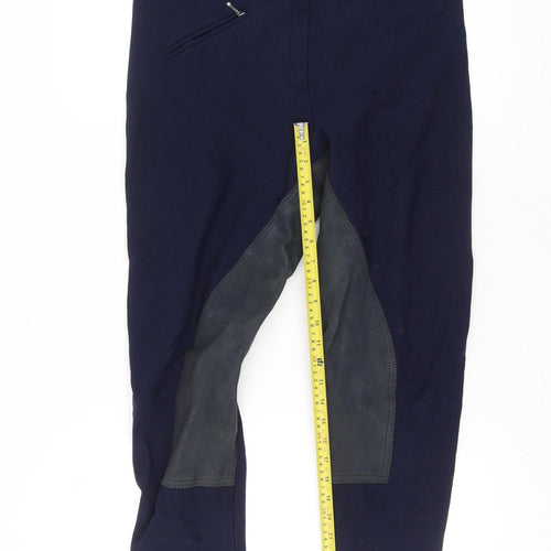 Cavallo Men's Blue Riding Trousers Slim Fit Stretch Equestrian Breeches 36in