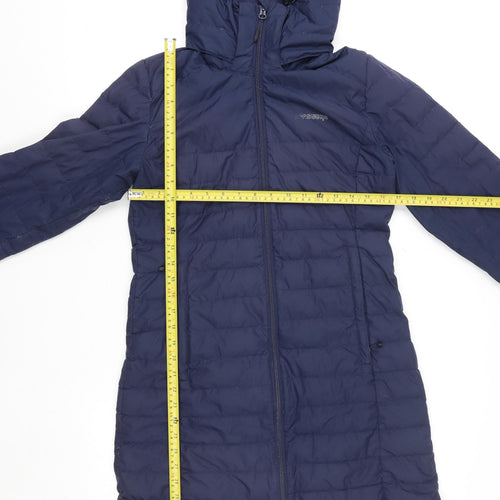 Ayacucho Unisex Blue S Puffer Jacket Lightweight Down Hooded Outdoor Coat