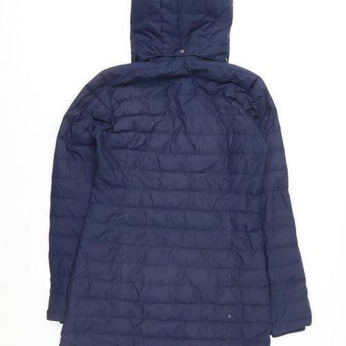 Ayacucho Unisex Blue S Puffer Jacket Lightweight Down Hooded Outdoor Coat