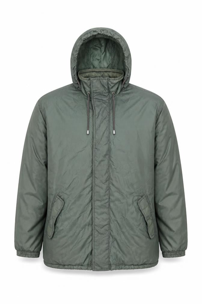 C&A Men's Green M Hooded Windbreaker Jacket Lightweight Outdoor