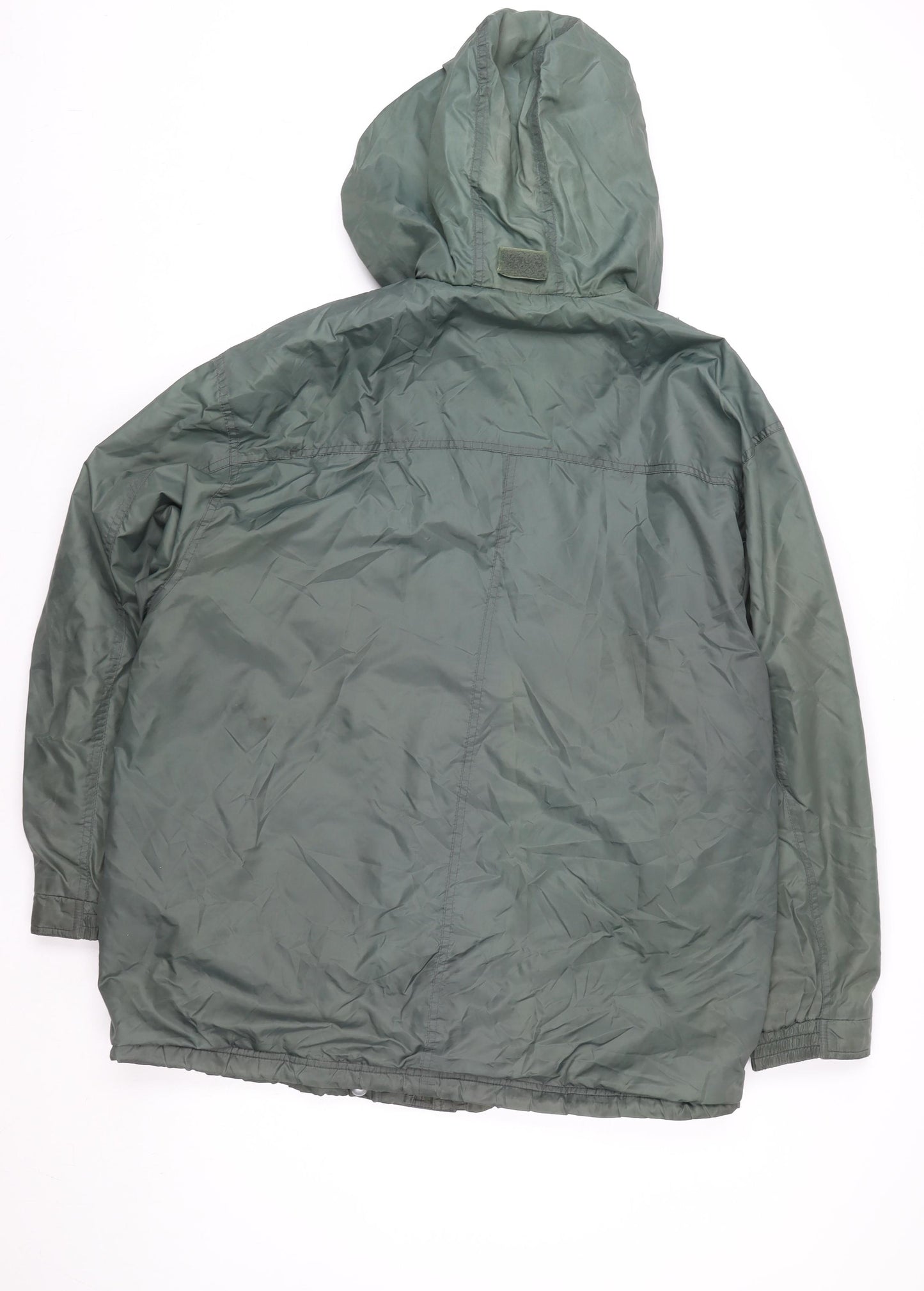 C&A Men's Green M Hooded Windbreaker Jacket Lightweight Outdoor