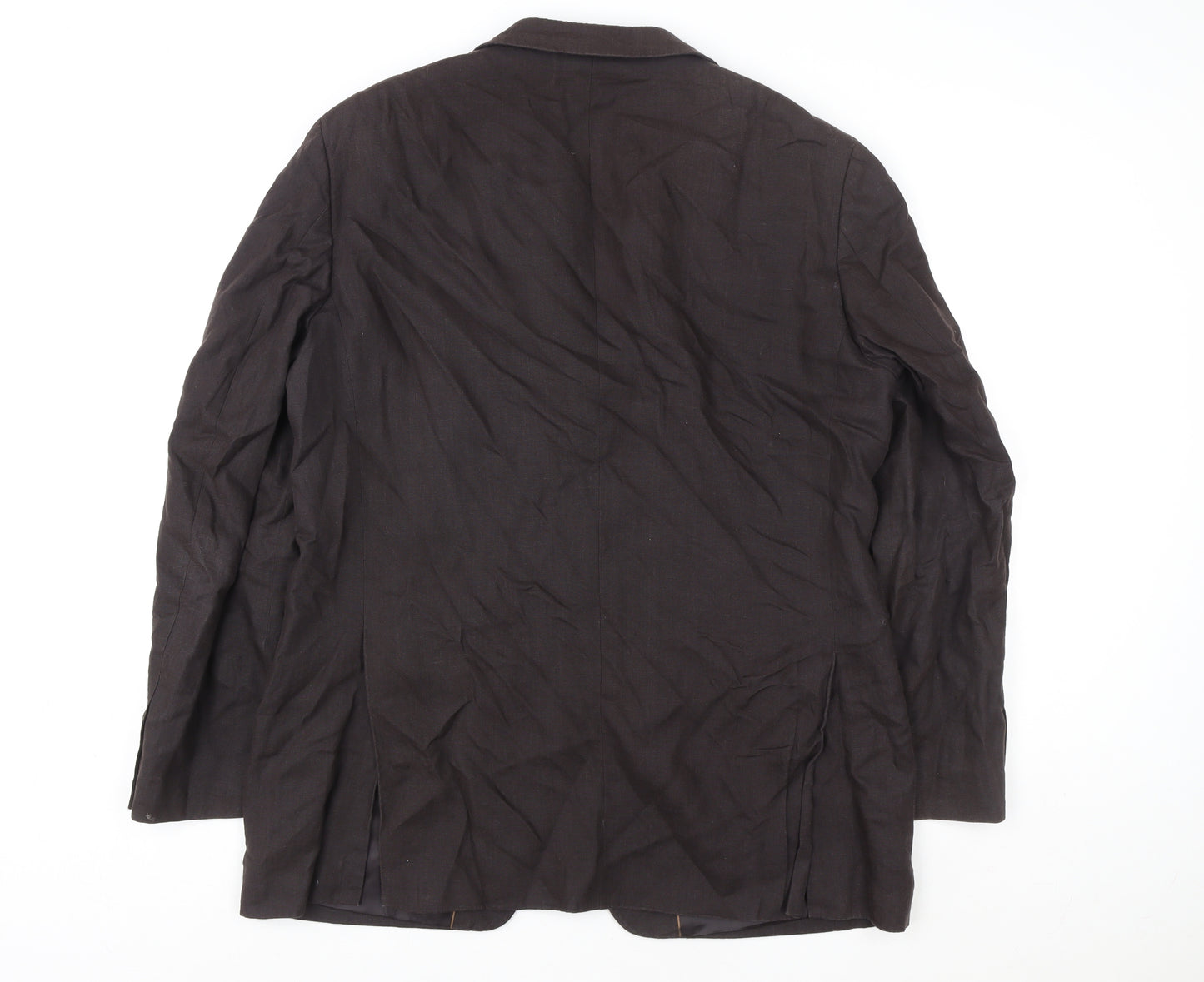Next Men’s Brown Wool Blazer 42in Classic Fit Single-Breasted Jacket