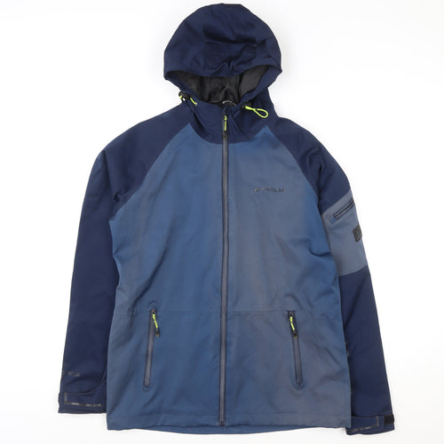 Whistler Mens Blue Softshell Hooded Jacket Size S Windproof Waterproof