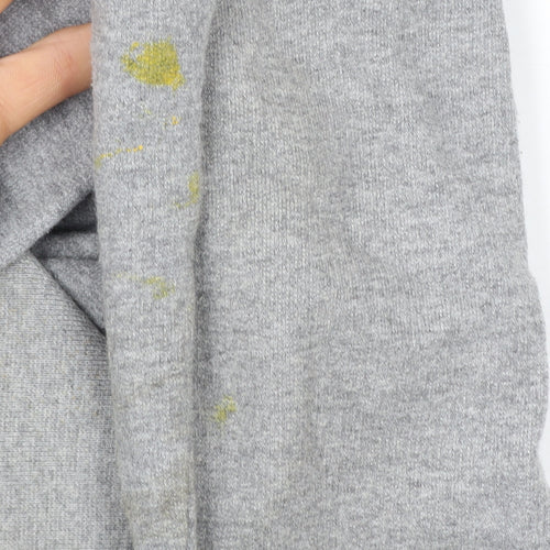 Vans Men's Grey Logo Fleece Pullover Sweatshirt Size L
