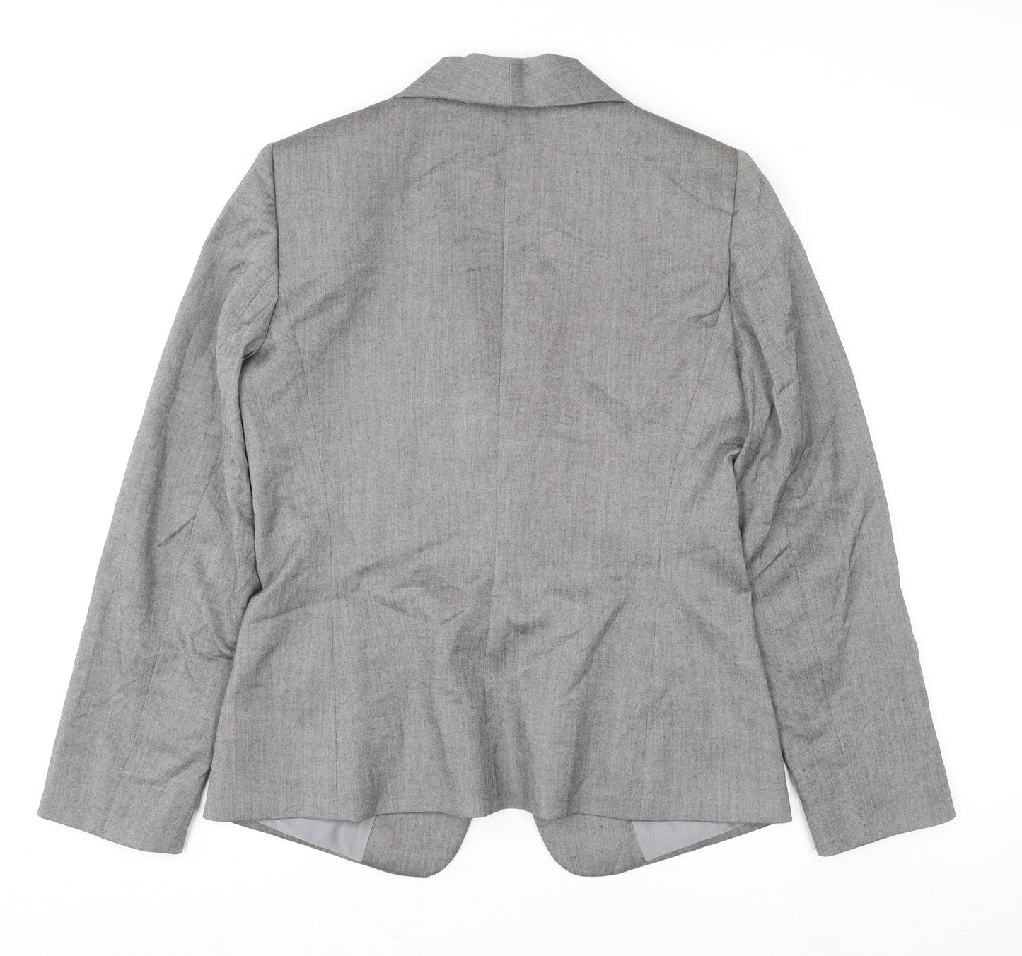 Alex Marie Grey Single-Breasted Women's Blazer Size 10 UK Classic Fit
