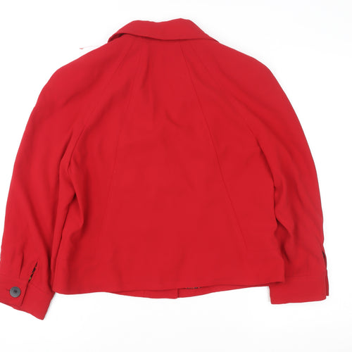 Jones New York Suit Red Women's Size 10 Single-Breasted Blazer