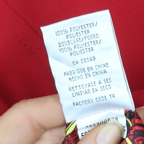 Jones New York Suit Red Women's Size 10 Single-Breasted Blazer