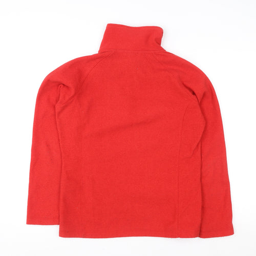 Craghoppers Men's Red Half Zip Fleece Sweatshirt Size 10 Regular Fit