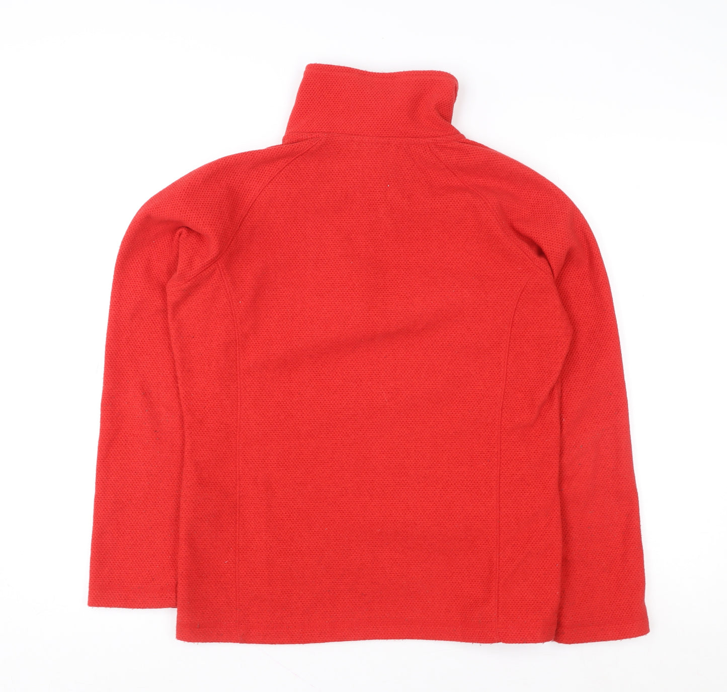 Craghoppers Men's Red Half Zip Fleece Sweatshirt Size 10 Regular Fit