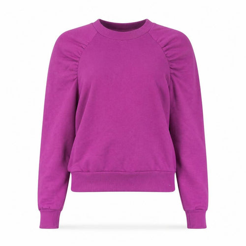 Vero Moda Womens Purple XS Long Sleeve Crew Neck Sweatshirt