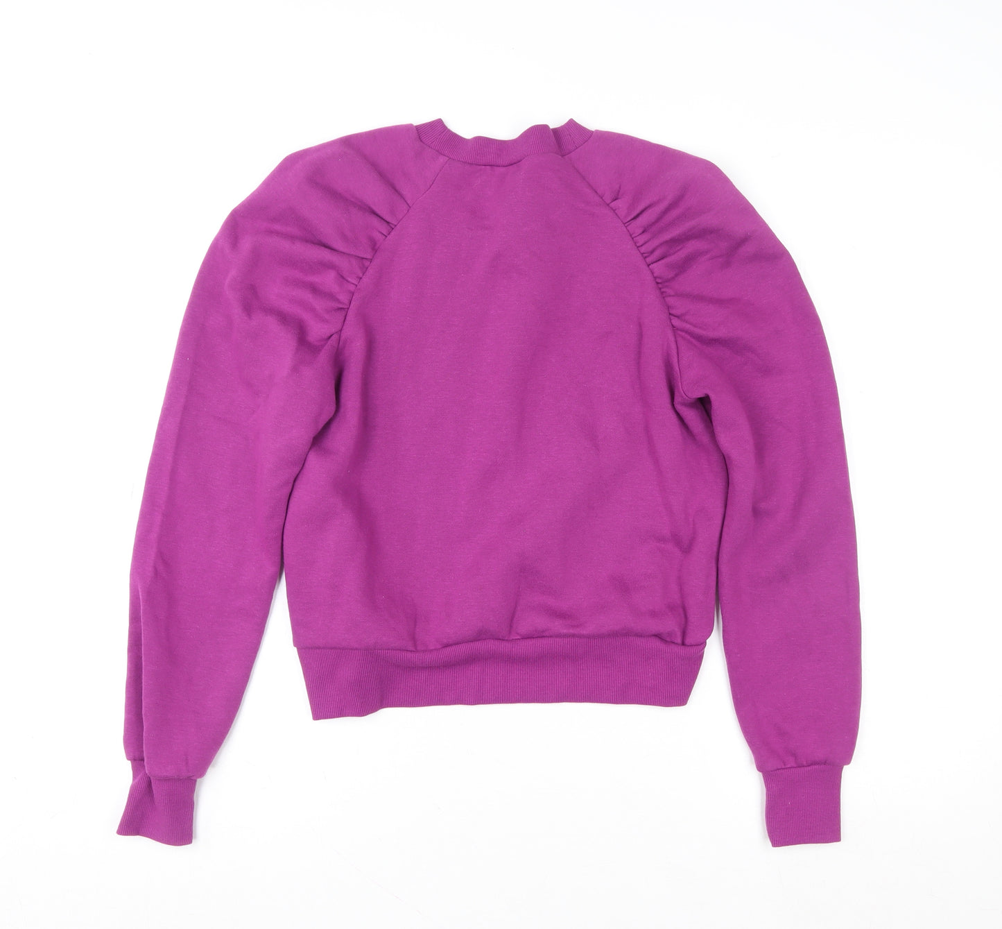 Vero Moda Womens Purple XS Long Sleeve Crew Neck Sweatshirt