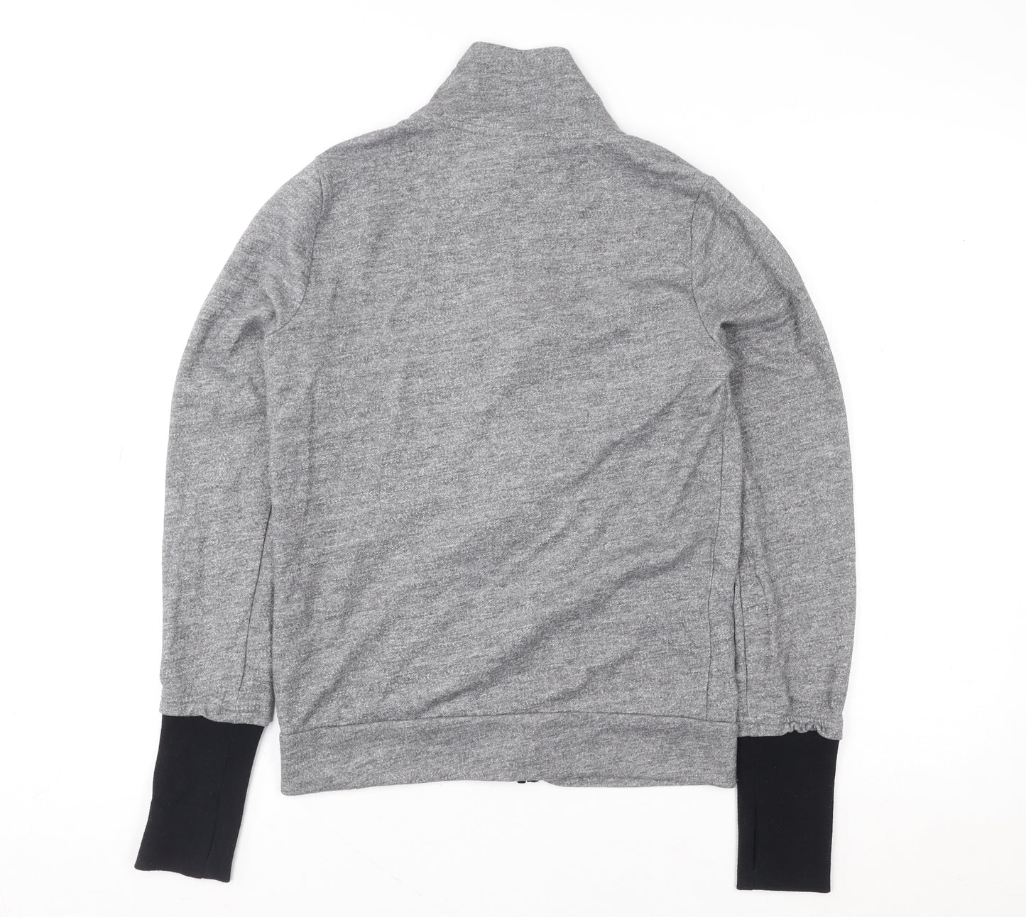 ONLY PLAY Unisex Grey Basic Full Zip Lightweight Sports Jacket Size S