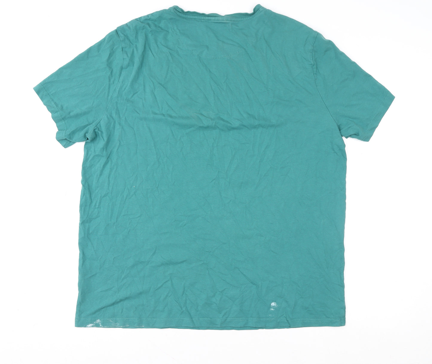 U.S. Polo Assn. Men's Green XXL Crew Neck Short Sleeve Cotton T-Shirt