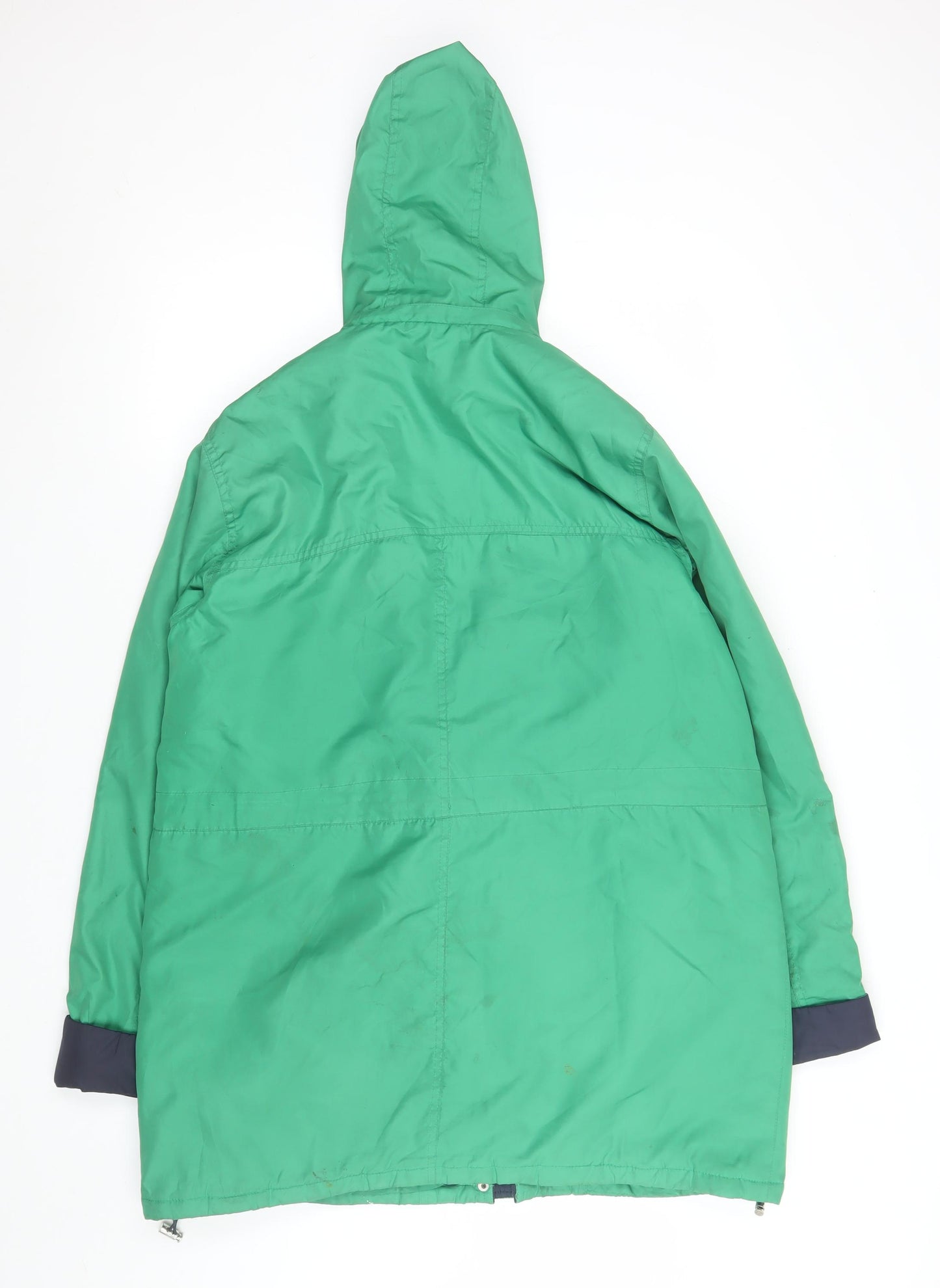 Being Casual Men's Green Hooded Parka Jacket Size 16