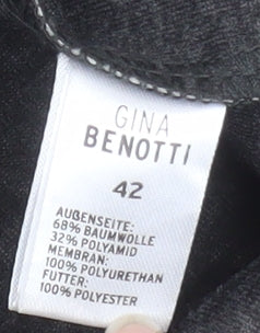 Gina Benotti Women's Ivory Long Hooded Parka Coat Size 14