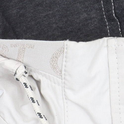 Gina Benotti Women's Ivory Long Hooded Parka Coat Size 14