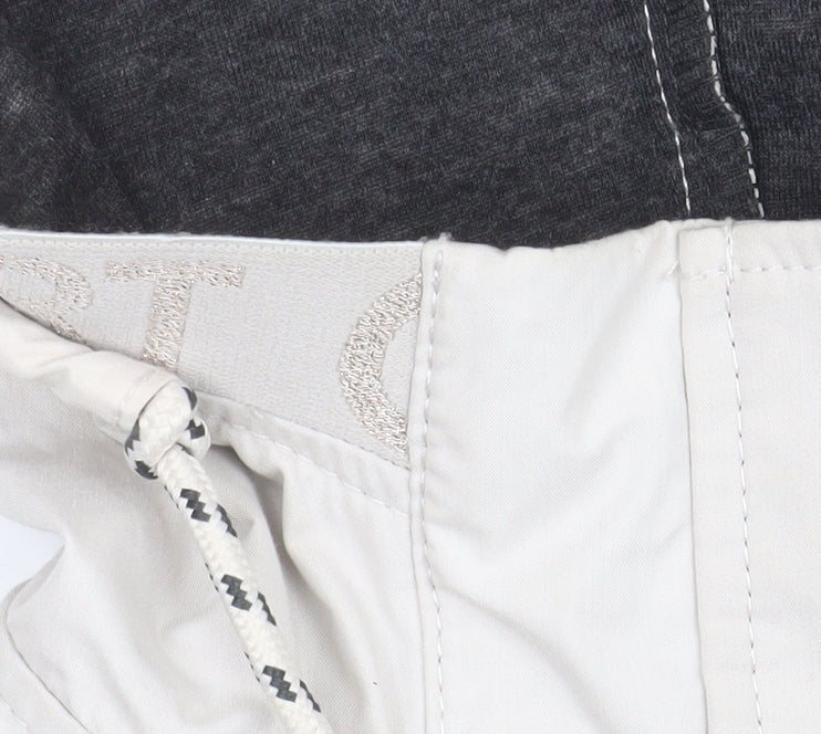 Gina Benotti Women's Ivory Long Hooded Parka Coat Size 14