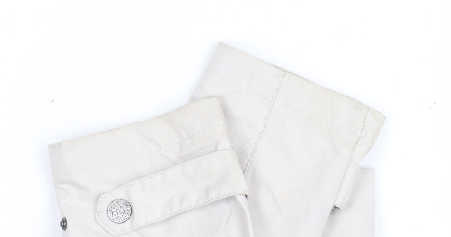 Gina Benotti Women's Ivory Long Hooded Parka Coat Size 14