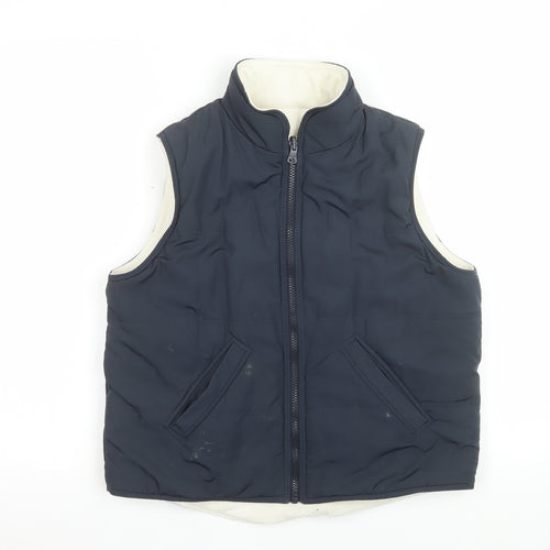 Marks and Spencer Women's Blue Size 8 Sleeveless Bodywarmer Waistcoat