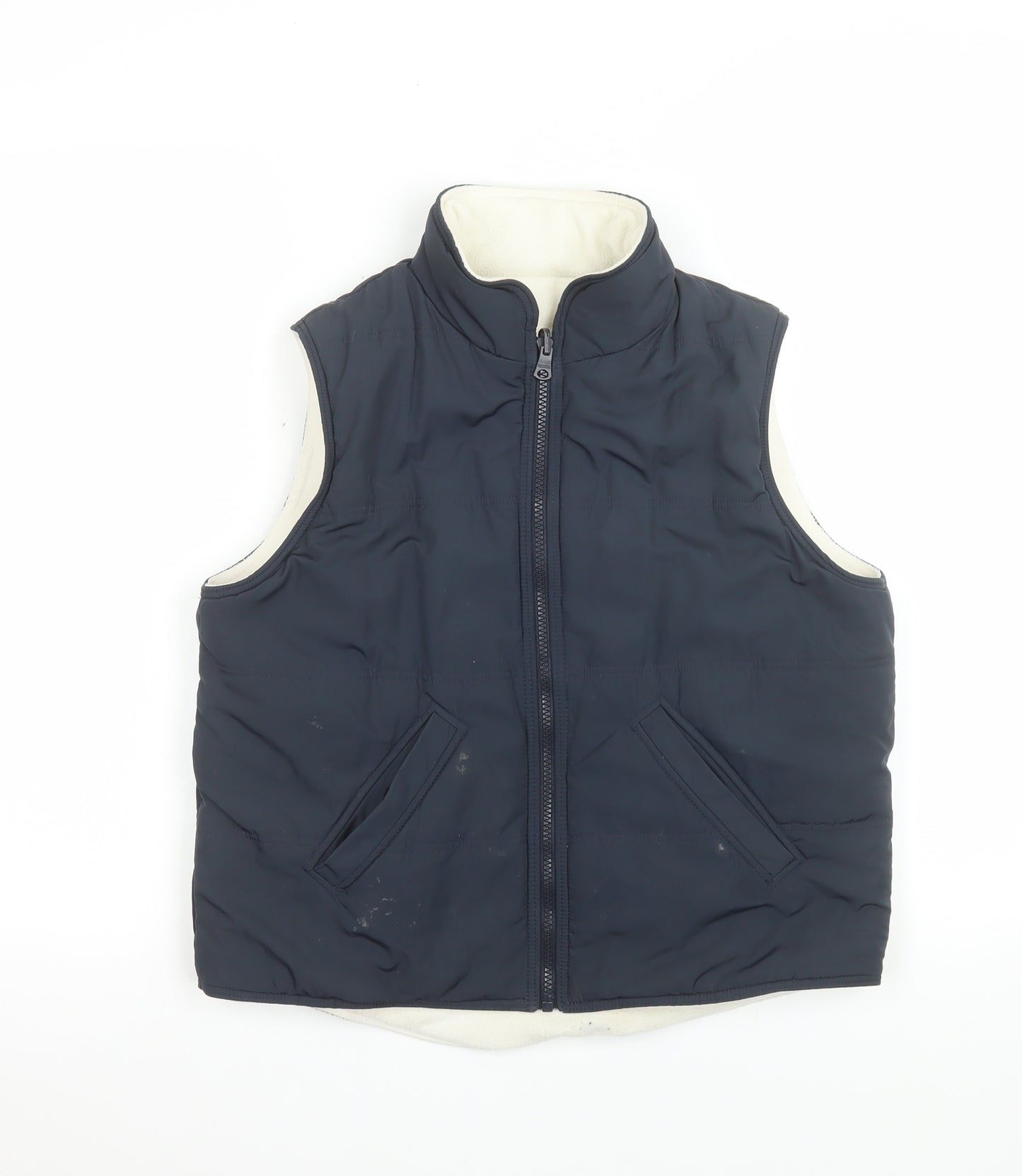 Marks and Spencer Women's Blue Size 8 Sleeveless Bodywarmer Waistcoat