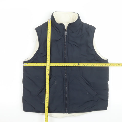 Marks and Spencer Women's Blue Size 8 Sleeveless Bodywarmer Waistcoat