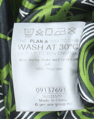 Marks and Spencer Women Green Quilted Puffer Waistcoat Size 12