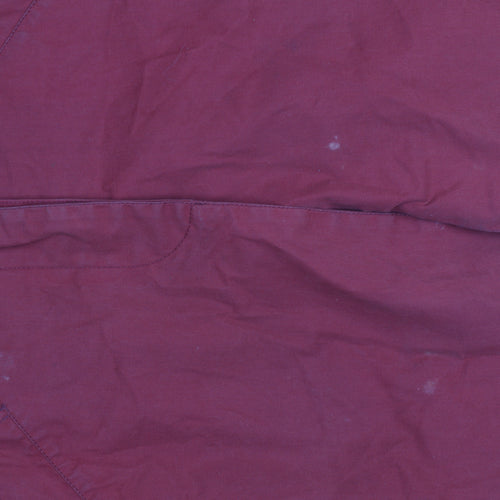 Next Men's Red Cotton Waterproof Rain Coat Small Classic Fit
