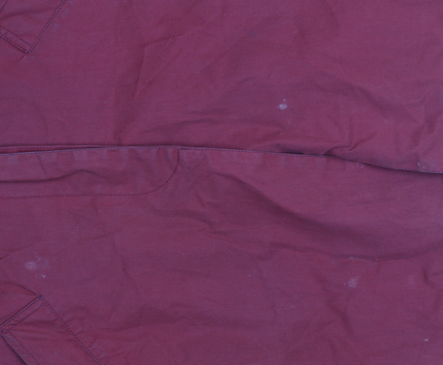 Next Men's Red Cotton Waterproof Rain Coat Small Classic Fit