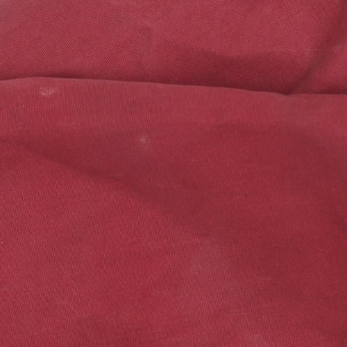 Next Men's Red Cotton Waterproof Rain Coat Small Classic Fit