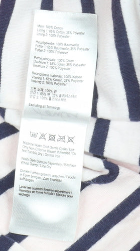 Joules Women’s Pink Waterproof Hooded Rain Coat Jacket Size 14